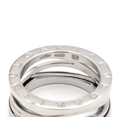 ブルガリ BVLGARI ビーゼロワン B-zero1 レジェンド 3バンドリング ホワイトゴールド K18WG #55(JP14.5) リング 指輪 750 18金 WG 14.5号