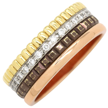 ブシュロン BOUCHERON キャトル クラシック リング スモール JR0062748 4カラー K18YG K18PG K18WG ブラウンPVD ダイヤモンド #T48(JP8) リング 指輪 750 ダイヤモンド 8号