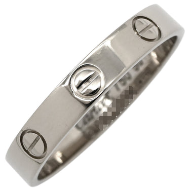 カルティエ Cartier ミニラブリング B4085100 ホワイトゴールド K18WG #56(JP16) リング 指輪 LOVE Ring 750 15.5号