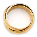 カルティエ Cartier トリニティ クラシック ホワイトゴールドXイエローゴールドXピンクゴールド K18WG K18YG K18PG #54(JP14) リング 指輪 3連 3カラー 13号