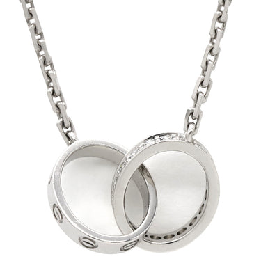 カルティエ Cartier ベビーラブ ダイヤ B7013700 ホワイトゴールド K18WG ダイヤモンド ネックレス 18金 750WG