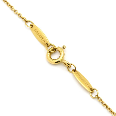 ティファニー Tiffany & Co バイザヤード シングルダイヤモンド ペンダント イエローゴールド K18YG ダイヤモンド ネックレス 750YG T&Co. 1石 エルサペレッティ