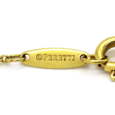 ティファニー Tiffany & Co バイザヤード シングルダイヤモンド ペンダント イエローゴールド K18YG ダイヤモンド ネックレス 750YG T&Co. 1石 エルサペレッティ