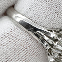 ノンブランド NON BRAND エメラルド ダイヤ リング プラチナシルバー Pt900 エメラルド ダイヤモンド リング 指輪 グリーン 緑 7.5号