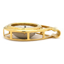 ノンブランド NON BRAND イエローゴールド×プラチナシルバー K18YG Pt ダイヤモンド ペンダントトップ K18YG×Pt コンビ 1P ダイヤ