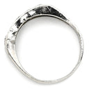 ノンブランド NON BRAND ダイヤリング プラチナシルバー Pt900 ダイヤモンド リング 指輪 5P 5粒 一文字 10号