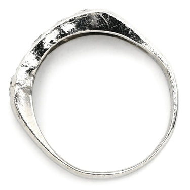 ノンブランド NON BRAND ダイヤリング プラチナシルバー Pt900 ダイヤモンド リング 指輪 5P 5粒 一文字 10号