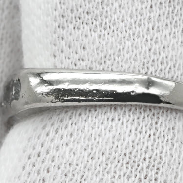 ノンブランド NON BRAND ダイヤリング プラチナシルバー Pt900 ダイヤモンド リング 指輪 5P 5粒 一文字 10号