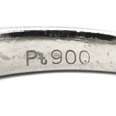 ノンブランド NON BRAND ダイヤリング プラチナシルバー Pt900 ダイヤモンド リング 指輪 5P 5粒 一文字 10号