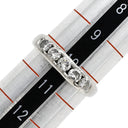 ノンブランド NON BRAND ダイヤリング プラチナシルバー Pt900 ダイヤモンド リング 指輪 5P 5粒 一文字 10号