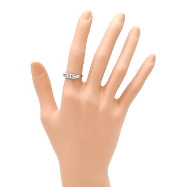 ノンブランド NON BRAND ダイヤリング プラチナシルバー Pt900 ダイヤモンド リング 指輪 5P 5粒 一文字 10号