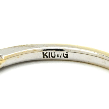 ノンブランド NON BRAND ダイヤモンド リング ホワイトゴールド K10WG リング 指輪 8号