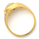 ノンブランド NON BRAND ダイヤリング イエローゴールド K18YG ダイヤモンド リング 指輪 15号