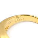 ノンブランド NON BRAND ダイヤリング イエローゴールド K18YG ダイヤモンド リング 指輪 15号