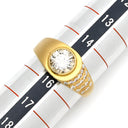 ノンブランド NON BRAND ダイヤリング イエローゴールド K18YG ダイヤモンド リング 指輪 15号