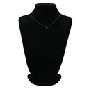 ノンブランド NON BRAND ダイヤペンダント ホワイトゴールド K18WG ダイヤモンド K14WG(チェーン) ネックレス 5石