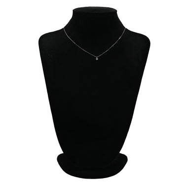 ノンブランド NON BRAND ダイヤペンダント ホワイトゴールド K18WG ダイヤモンド K14WG(チェーン) ネックレス 5石