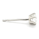 ノンブランド NON BRAND ダイヤピアス プラチナシルバー Pt900 ダイヤモンド ピアス 1P 1粒