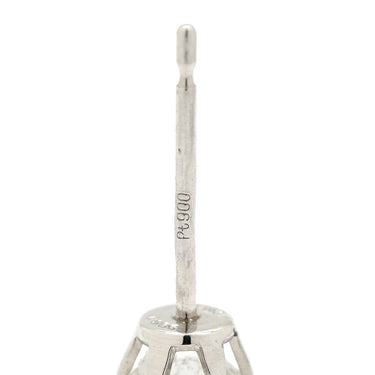 ノンブランド NON BRAND ダイヤピアス プラチナシルバー Pt900 ダイヤモンド ピアス 1P 1粒