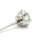 ノンブランド NON BRAND ダイヤピアス プラチナシルバー Pt900 ダイヤモンド ピアス 1P 1粒