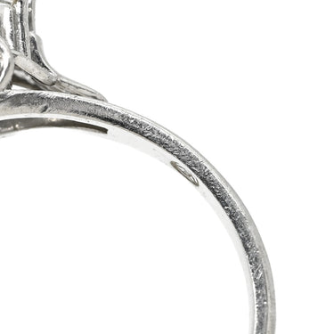 ノンブランド NON BRAND ブルーサファイア ダイヤ リング ブルー×プラチナシルバー Pt900 サファイア ダイヤモンド リング 指輪 青 プラチナム 11.5号