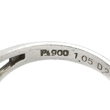 ノンブランド NON BRAND ブルーサファイア ダイヤ リング ブルー×プラチナシルバー Pt900 サファイア ダイヤモンド リング 指輪 青 プラチナム 11.5号