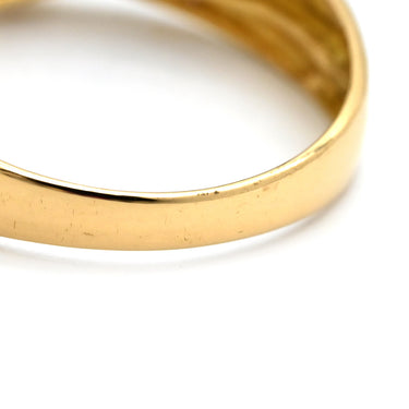 ノンブランド NON BRAND ルビー ダイヤリング イエローゴールド×レッド K18YG ダイヤモンド ルビー リング 指輪 Au750 18K 18金 13号