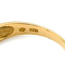 ノンブランド NON BRAND ルビー ダイヤリング イエローゴールド×レッド K18YG ダイヤモンド ルビー リング 指輪 Au750 18K 18金 13号