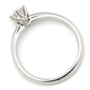 ノンブランド NON BRAND ダイヤ 立爪リング プラチナシルバー Pt900 ダイヤモンド リング 指輪 1P 1粒 16号