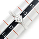 ノンブランド NON BRAND ダイヤ 立爪リング プラチナシルバー Pt900 ダイヤモンド リング 指輪 1P 1粒 16号