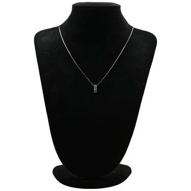 ノンブランド NON BRAND エメラルド ダイヤ プラチナシルバー Pt900 エメラルド ダイヤモンド ペンダントトップ 緑 ネックレストップ