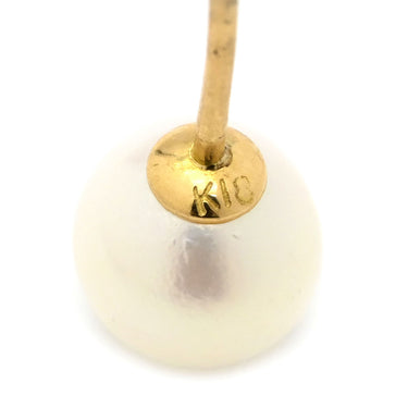 ノンブランド NON BRAND パール 真珠 イエローゴールド K18YG パール GP(留め具) タイピン 750 YG