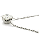 ノンブランド NON BRAND ダイヤペンダント プラチナシルバー Pt900 ダイヤモンド Pt850(チェーン) ネックレス 1P 1粒