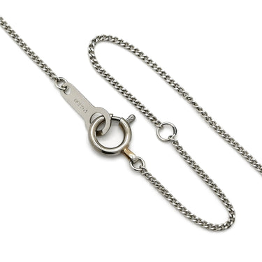 ノンブランド NON BRAND ダイヤペンダント プラチナシルバー Pt900 ダイヤモンド Pt850(チェーン) ネックレス 1P 1粒