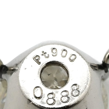 ノンブランド NON BRAND ダイヤペンダント プラチナシルバー Pt900 ダイヤモンド Pt850(チェーン) ネックレス 1P 1粒