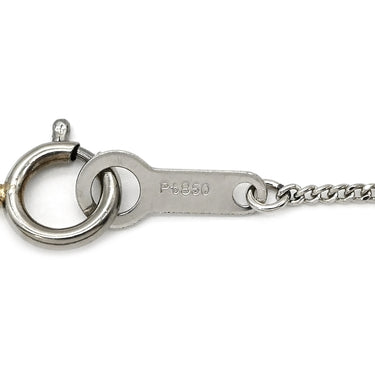 ノンブランド NON BRAND ダイヤペンダント プラチナシルバー Pt900 ダイヤモンド Pt850(チェーン) ネックレス 1P 1粒