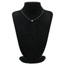 ノンブランド NON BRAND ダイヤペンダント プラチナシルバー Pt900 ダイヤモンド Pt850(チェーン) ネックレス 1P 1粒