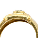 ノンブランド NON BRAND ダイヤリング イエローゴールド K18YG ダイヤモンド リング 指輪 1P 1粒 15号