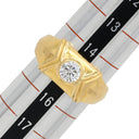 ノンブランド NON BRAND ダイヤリング イエローゴールド K18YG ダイヤモンド リング 指輪 1P 1粒 15号