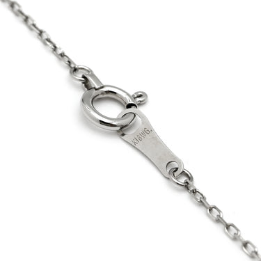 ノンブランド NON BRAND ダイヤペンダント ホワイトゴールド K18WG ダイヤモンド ネックレス ティアラ 5P 5石 一文字