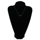 ノンブランド NON BRAND ダイヤペンダント ホワイトゴールド K18WG ダイヤモンド ネックレス ティアラ 5P 5石 一文字