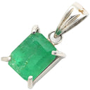 ノンブランド NON BRAND エメラルド プラチナシルバー Pt900 エメラルド ペンダントトップ 緑 ネックレストップ