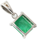 ノンブランド NON BRAND エメラルド プラチナシルバー Pt900 エメラルド ペンダントトップ 緑 ネックレストップ
