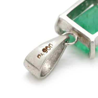 ノンブランド NON BRAND エメラルド プラチナシルバー Pt900 エメラルド ペンダントトップ 緑 ネックレストップ