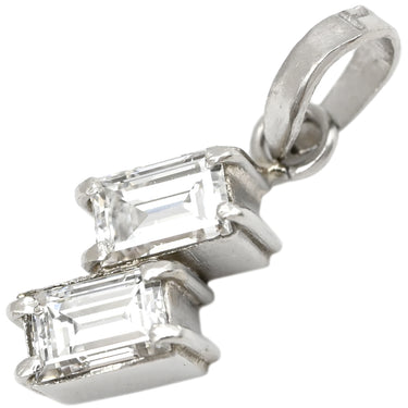 ノンブランド NON BRAND ダイヤ ペンダントトップ プラチナシルバー Pt ダイヤモンド ペンダントトップ ペンダントヘッド Pt