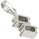 ノンブランド NON BRAND ダイヤ ペンダントトップ プラチナシルバー Pt ダイヤモンド ペンダントトップ ペンダントヘッド Pt