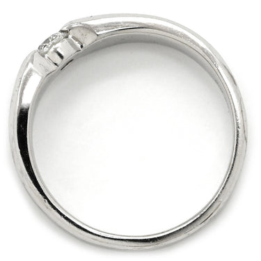 ノンブランド NON BRAND ダイヤリング ホワイトゴールド K18WG ダイヤモンド リング 指輪 1P 1粒 19号