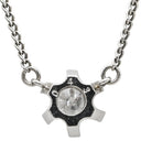 ノンブランド NON BRAND ダイヤペンダント プラチナシルバー Pt850 ダイヤモンド ネックレス 1P 1粒