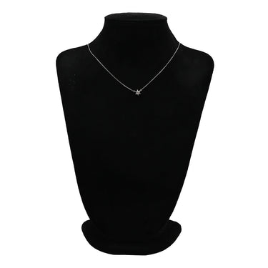 ノンブランド NON BRAND ダイヤペンダント プラチナシルバー Pt850 ダイヤモンド ネックレス 1P 1粒