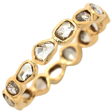 ノンブランド NON BRAND ダイヤリング イエローゴールド K10YG ダイヤモンド リング 指輪 15号